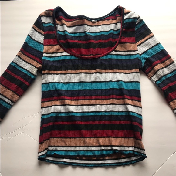 PACSUN STRIPPED TOP - Picture 1 of 3